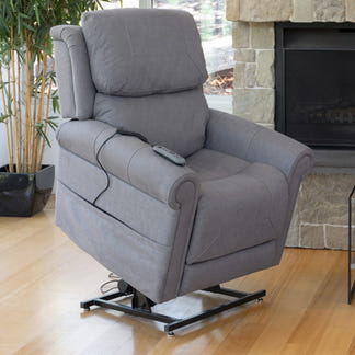 Studio Lift & Recline Fabric Armchair - Fog