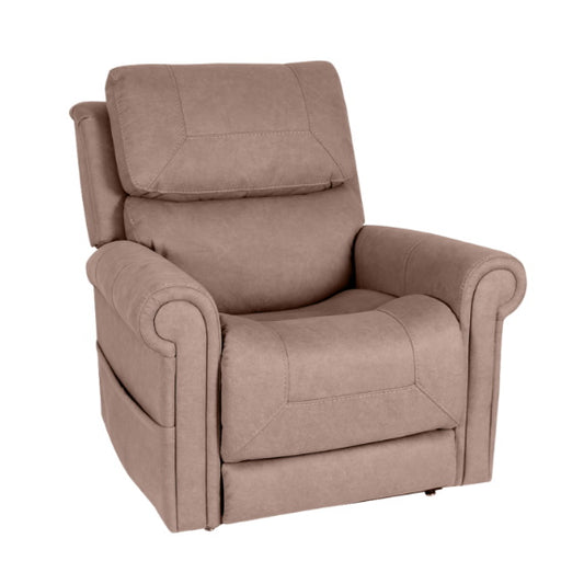 Theorem Studio Lift & Recline Fabric Armchair - Latte