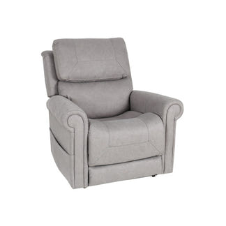 Theorem Studio Petite Lift & Recline Fabric Armchair - Fog