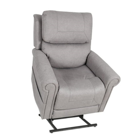 Theorem Studio Petite Lift & Recline Fabric Armchair - Fog
