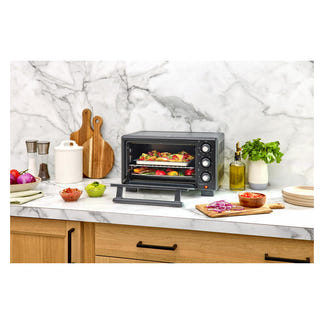 Sunbeam 17L NutriCrisp Air Fryer Benchtop Oven - Black