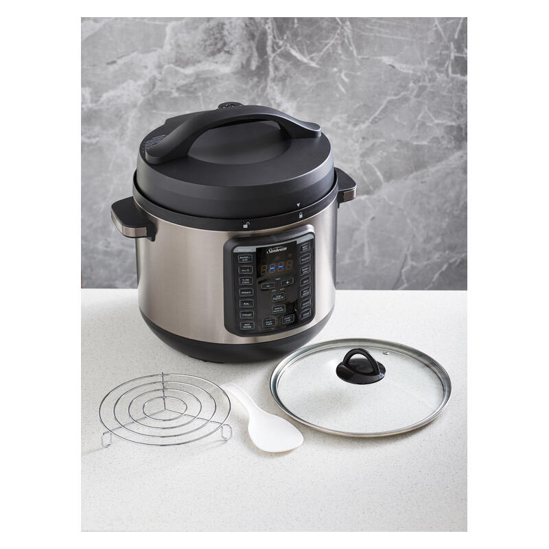 Sunbeam 7.6L XL Express Pressure Cooker - Dark Stainless