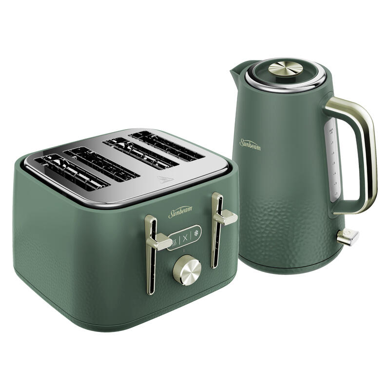 Sunbeam Freya Collection 1.7L Kettle and 4 Slice Toaster Bundle - Dusty Pine
