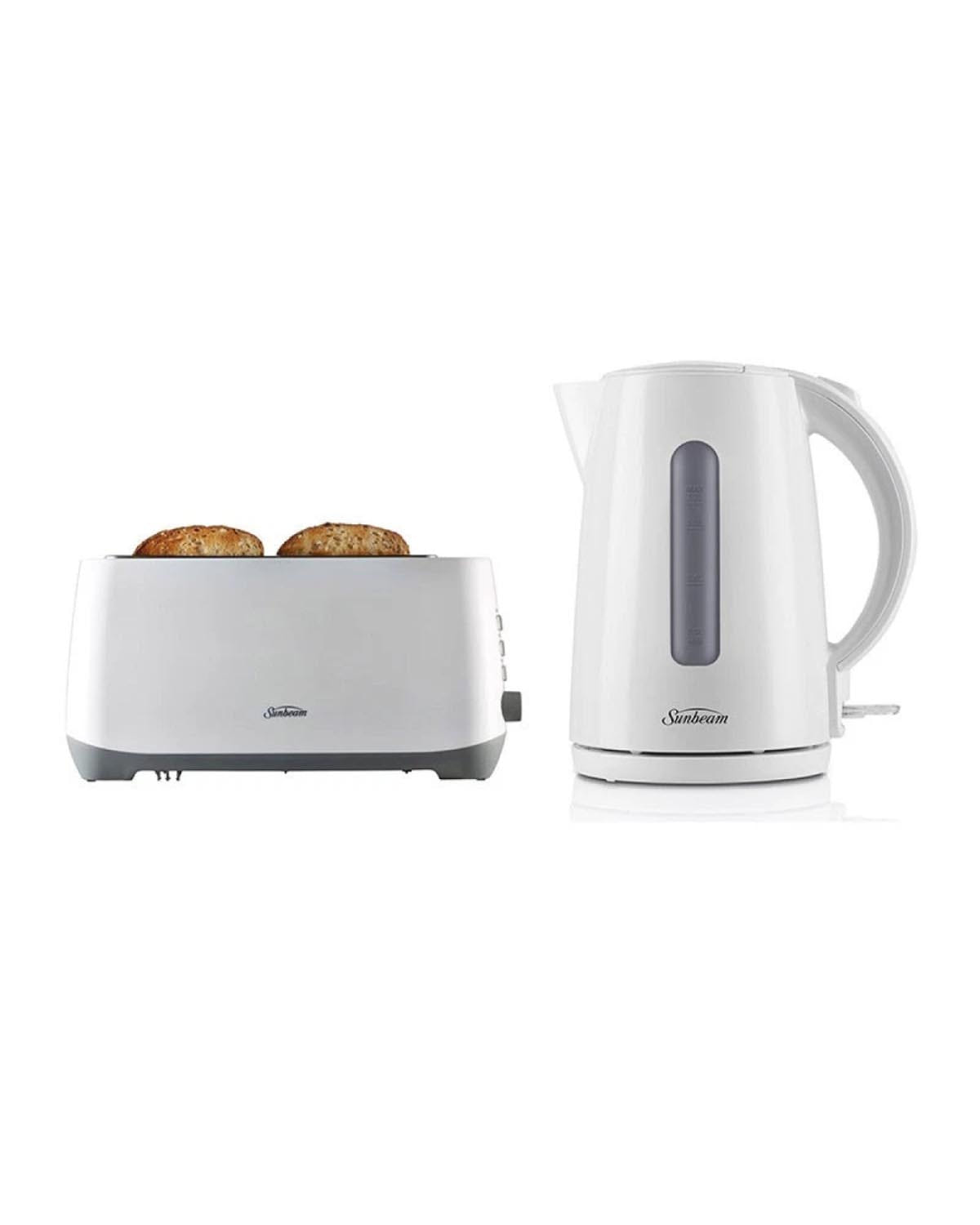 Stan Toaster Sunbeam White TAP0003WH Toaster & KEP0007WH Kettle Bundle – Stan Cash