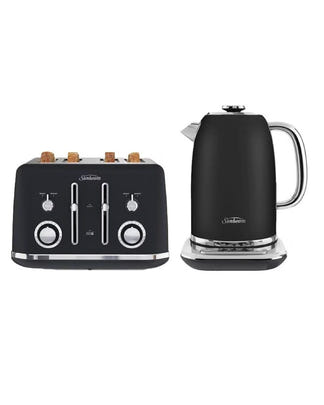 Sunbeam Black KE2700K Toaster & TA2740K Kettle Bundle