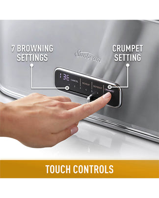 Sunbeam Arise Collection 4 Slice Toaster - Stainless Steel