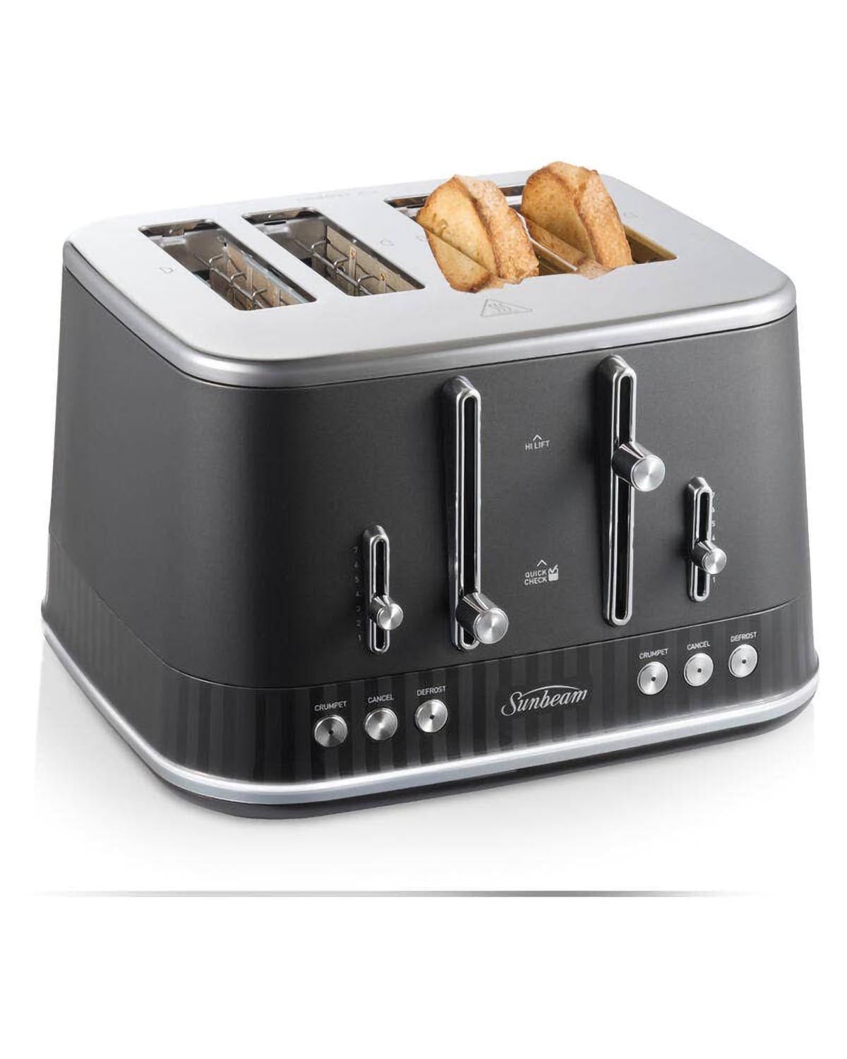 Sunbeam French Riviera Collection 4 Slice Toaster - Graphite