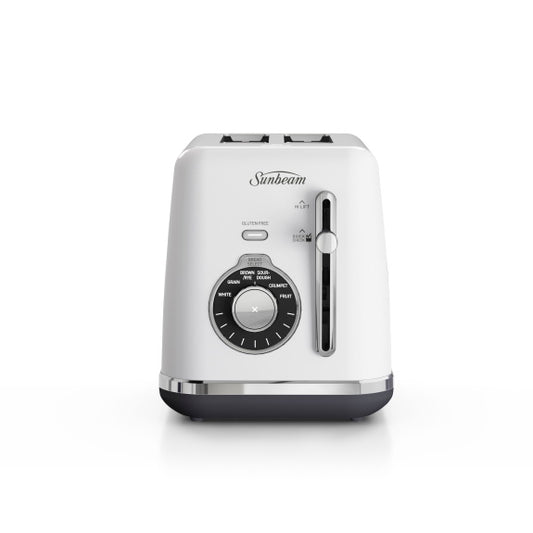 Sunbeam Alinea Select 2 Slice Toaster - White Sky