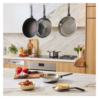 Tefal 28cm Emotion+ Induction Uncoated Stainless Steel Frypan