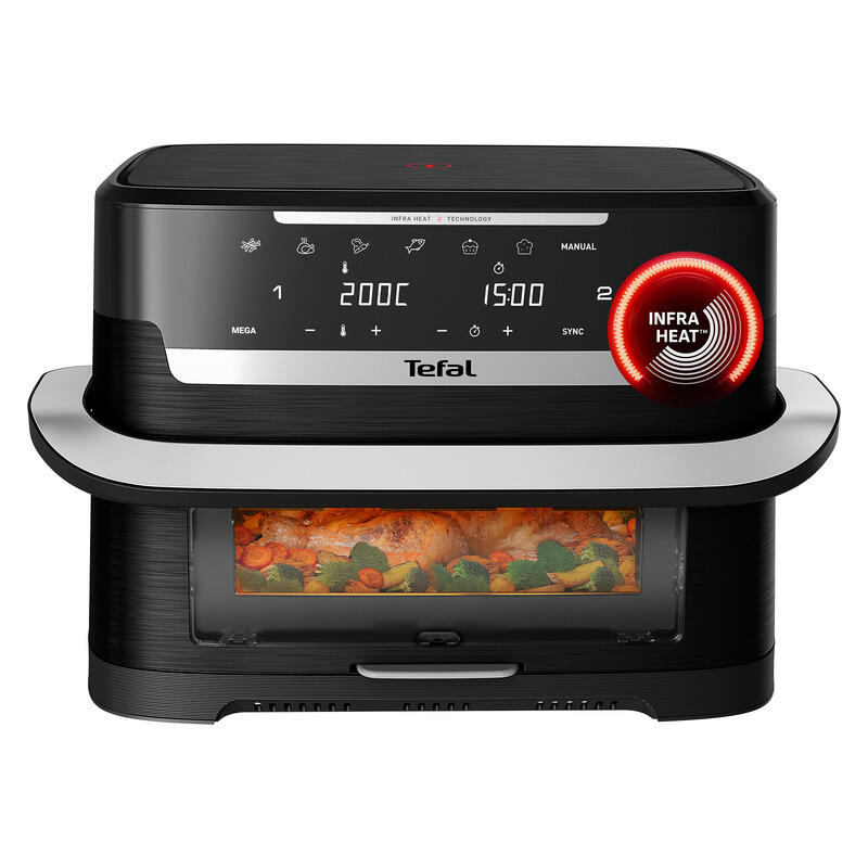 Tefal 9L Ever Fry Infra Heat Flex Detachable Front Air Fryer