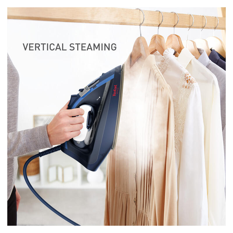 Tefal Virtuo Steam Iron with 24g/min Continuous Steam - Blue