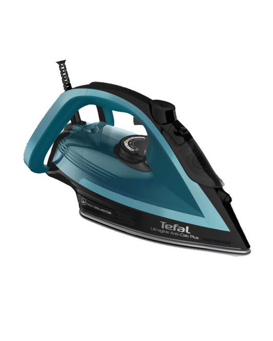 Tefal Ultraglide 2400W Anti-Calc Plus Iron - Black/Blue