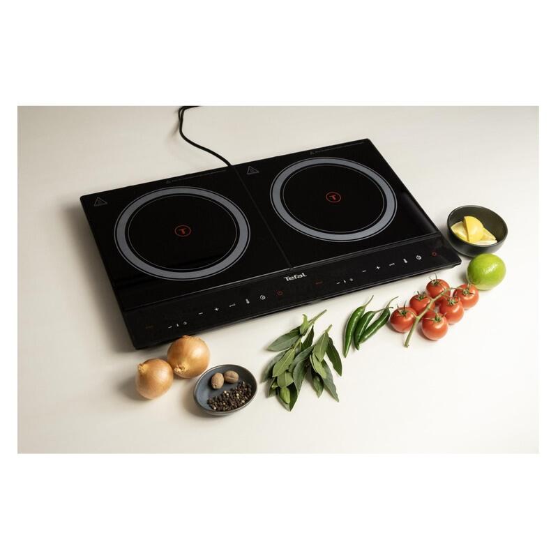 Tefal Dual Express Benchtop Induction Cooktop - Black (IH9038)