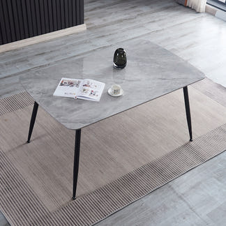 Tempo 150cm Dining Table - Light Grey