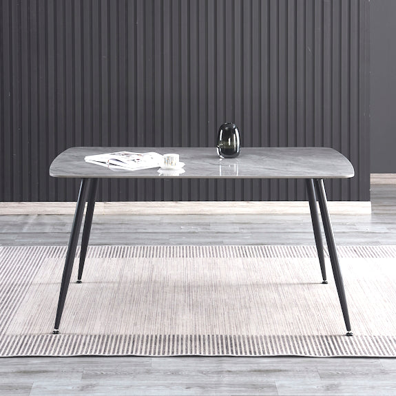 Tempo 150cm Dining Table - Light Grey