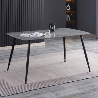 Tempo 150cm Dining Table - Light Grey