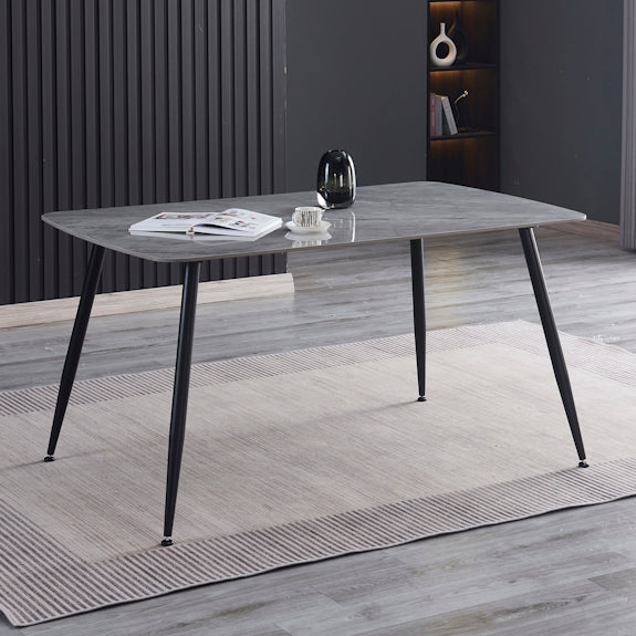 Tempo 150cm Dining Table - Light Grey