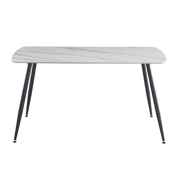 Tempo 150cm Dining Table - White/Grey