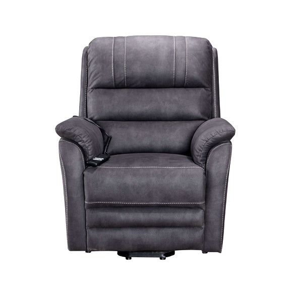 Terence Lift & Recline Fabric Armchair - Charcoal