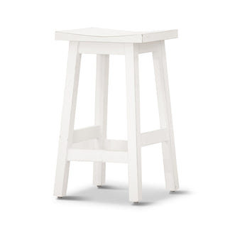 Tokyo Timber Bar Stool - White