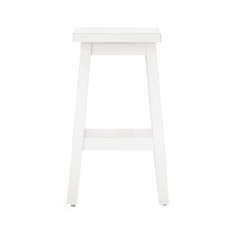 Tokyo Timber Bar Stool - White