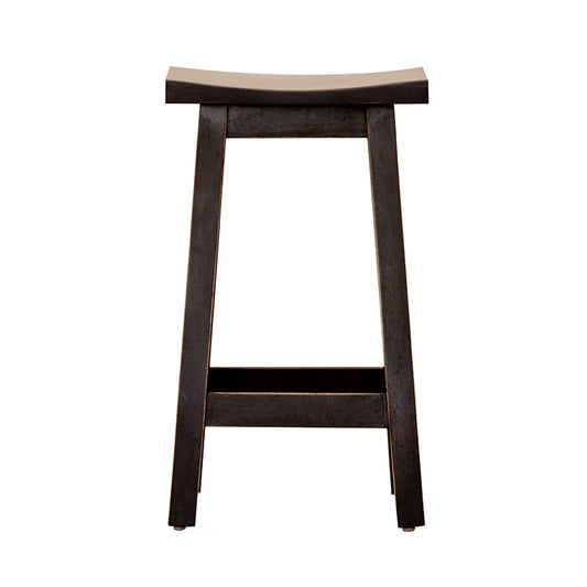 Tokyo Timber Bar Stool - Black