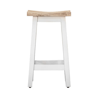 Tokyo Timber Bar Stool - White/White Wash