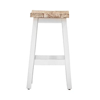 Tokyo Timber Bar Stool - White/White Wash