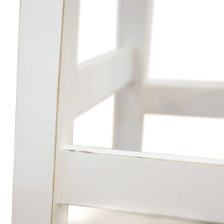 Tokyo Timber Bar Stool - White/White Wash