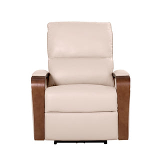 Treviso Electric Recliner Leather Armchair - Taupe