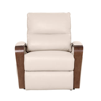 Treviso Lift & Recline Leather Armchair - Taupe