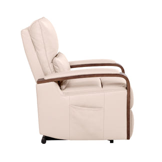 Treviso Lift & Recline Leather Armchair - Taupe