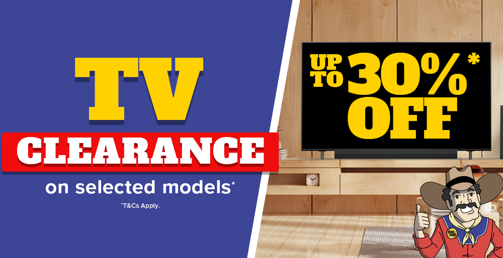 Up to 30% off Clearance TV