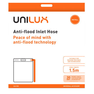 Unilux 1.5m Dishwasher Anti-Flood Inlet Hose