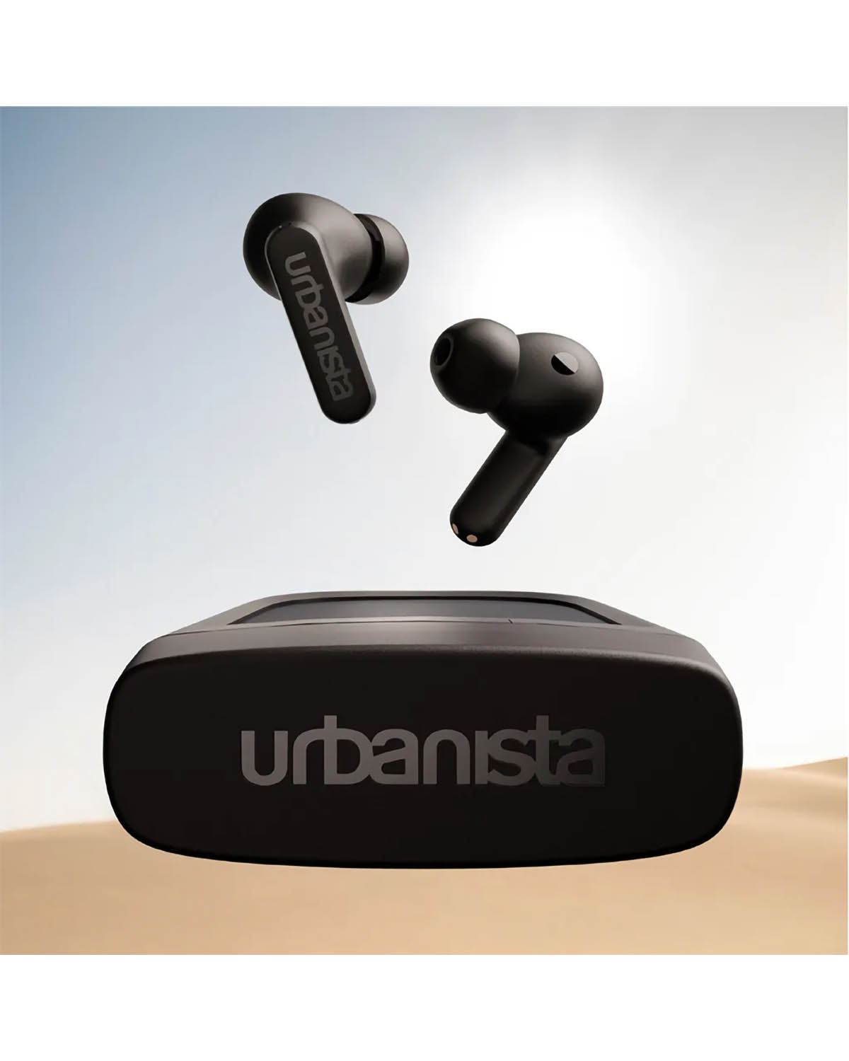 Urbanista Phoenix Solar Powered Earphones - Midnight Black