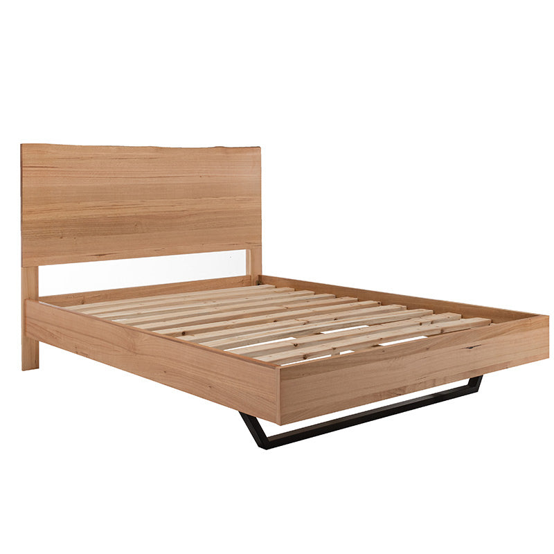 Valhalla 4 Piece King Timber Bedroom Suite - Messmate/Black