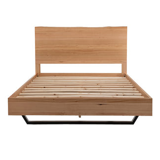 Valhalla 4 Piece King Timber Bedroom Suite - Messmate/Black