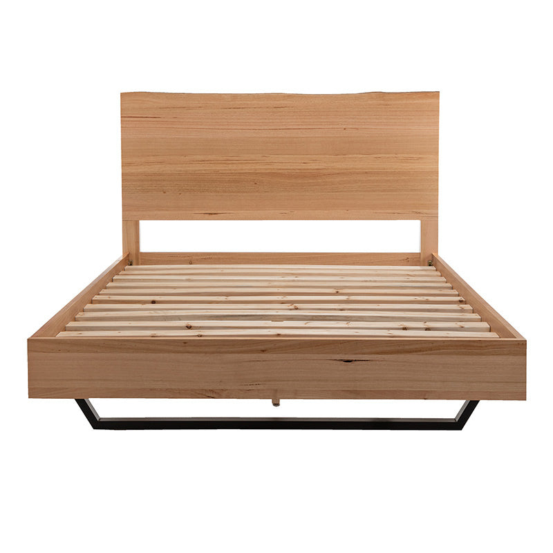 Valhalla 4 Piece King Timber Bedroom Suite - Messmate/Black