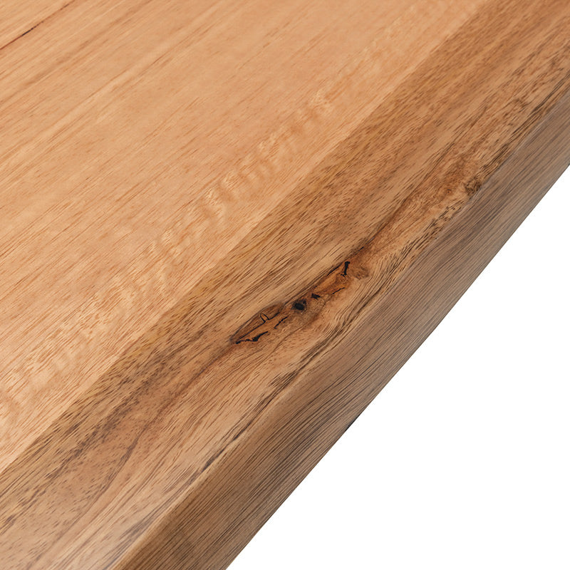 Valhalla 180cm Timber Dining Table - Messmate/Black