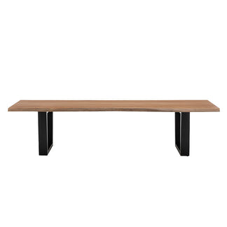 Valhalla 190cm Timber Bench Seat - Messmate/Black
