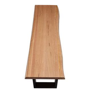 Valhalla 190cm Timber Bench Seat - Messmate/Black
