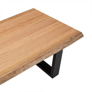 Valhalla Timber Coffee Table - Messmate/Black