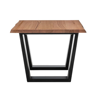 Valhalla Timber Lamp Table - Messmate/Black