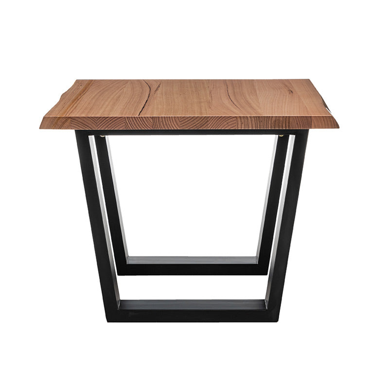Valhalla Timber Lamp Table - Messmate/Black