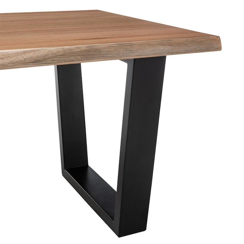 Valhalla Timber Lamp Table - Messmate/Black