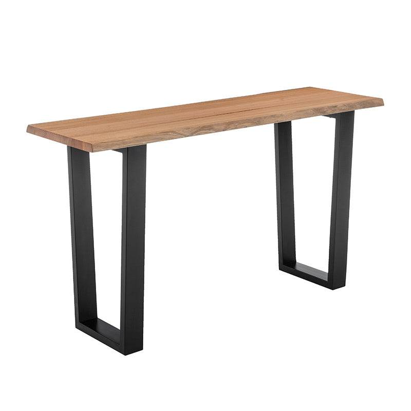 Valhalla 140cm Timber Hall Table - Messmate/Black