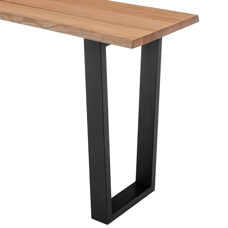 Valhalla 140cm Timber Hall Table - Messmate/Black