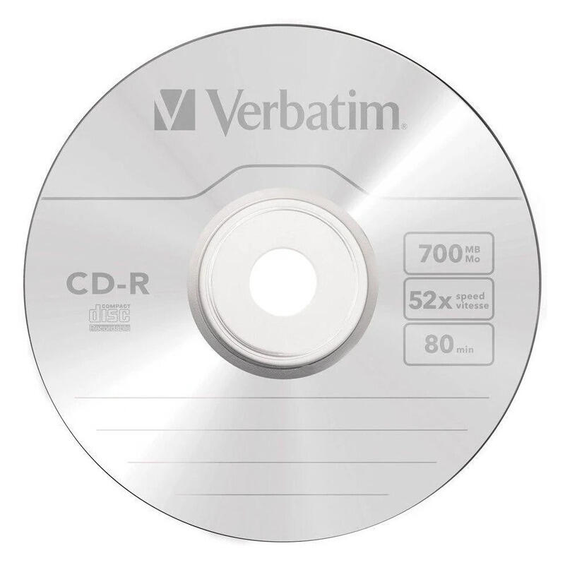 Verbatim CD-R 700MB 52X Jewel Case - 10 Pack