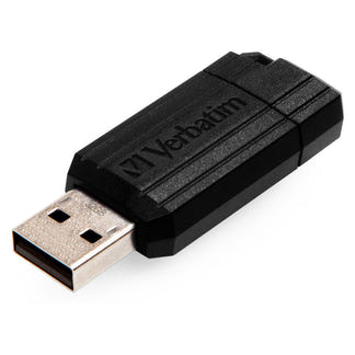 Verbatim 32GB Store 'n' 'Go' Pinstripe USB Drive - Black