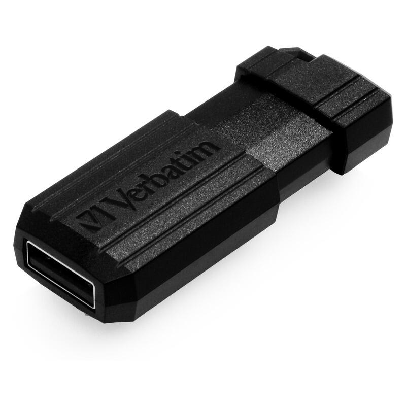 Verbatim 32GB Store 'n' 'Go' Pinstripe USB Drive - Black
